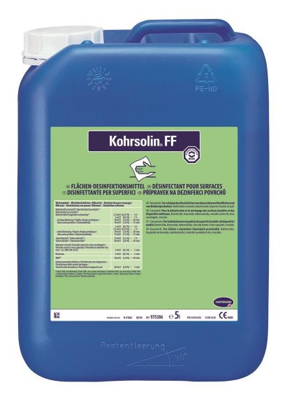 Kohrsolin FFKanister (5000 ml), Flächendesinfektionsmittel Rezeptbestellung:Nein