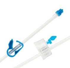 Einmal-Endoskopiespülsystem ES 100 mit Schraubverschluss und Rückschlagventil