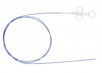TrueBite Einmal-Biopsiezange, gezahnte Löffel, Öffnungsweite 6,7mm, PE-Beschichtung mit Markierungen, Länge 230cm, Durchmesser 2,3mm, mit Dorn
